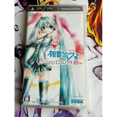 Jaquette jeu Hatsune Miku : Project Diva 2nd - PSP - Version Japonaise