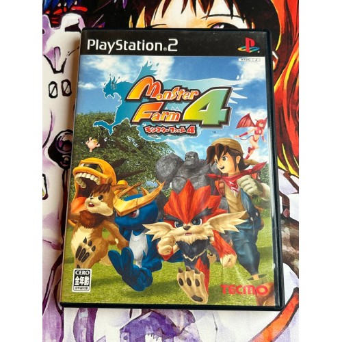 Jaquette jeu Monster Farm 4 - PS2 - Version Japonaise