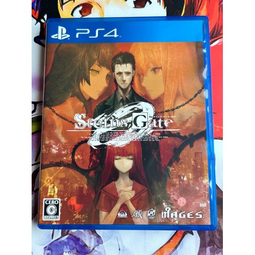 Jaquette jeu Steins Gate 0 - PS4 - Version Japonaise