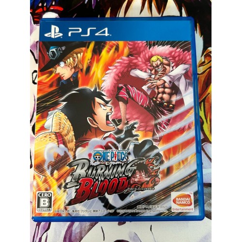 Jaquette jeu One Piece Burning Blood - PS4 - Version Japonaise