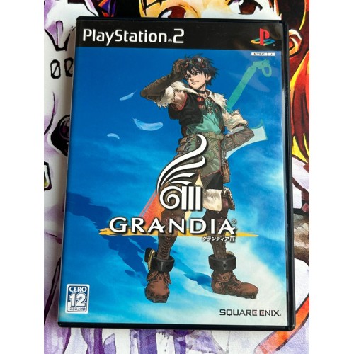 Jaquette jeu Grandia III - PS2 - Version Japonaise