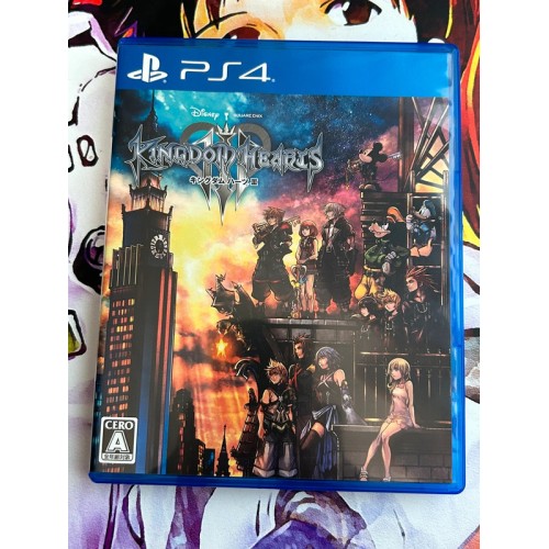 Jaquette jeu Kingdom Hearts III 3 - PS4 - Version Japonaise