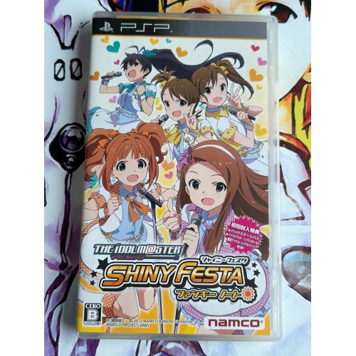 Jaquette jeu The Idolm@ster Shiny Festa: Funky Note - PSP - Version Japonaise