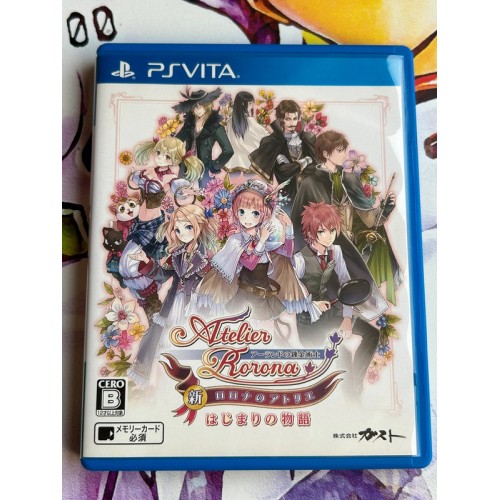 Jaquette jeu Shin Atelier Rorona - Hajimari no Monogatari : The Alchemist of Arland - PS Vita - Version Japonaise
