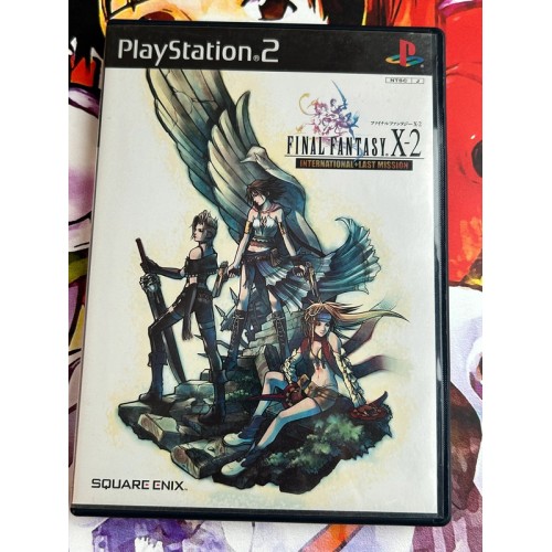 Jaquette jeu Final Fantasy X-2 International + Last Mission - FF10-2 - PS2 - Version Japonaise
