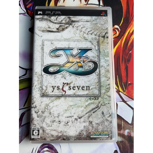 Jaquette jeu Ys Seven - PSP - Version Japonaise