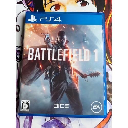Jaquette jeu Battlefield 1 - PS4 - Version Japonaise