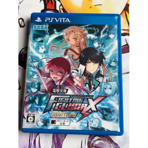 Jaquette jeu Dengeki Bunko Fighting Climax Ignition - PS Vita - Version Japonaise