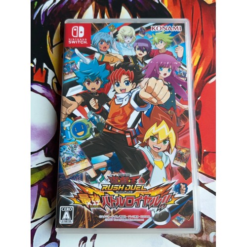 Jaquette jeu Switch Yu-Gi-Oh ! Rush Duel : Saikyou Battle Royale !! - Switch - Version Japonaise