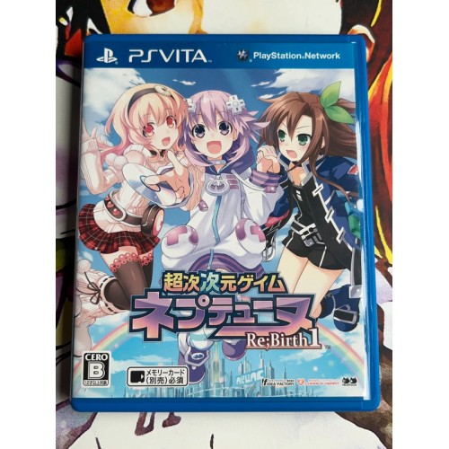 Jaquette jeu Chou Jijigen Geimu Neptune Re: Birth 1 - PS Vita - Version Japonaise