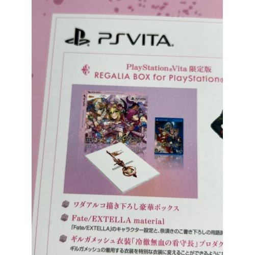 Fate/Extella - Regalia Box Edition Limitée - PS Vita