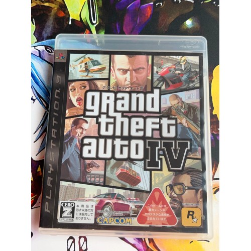 Jaquette jeu Grand Theft Auto IV / 4 - PS3 - Version Japonaise