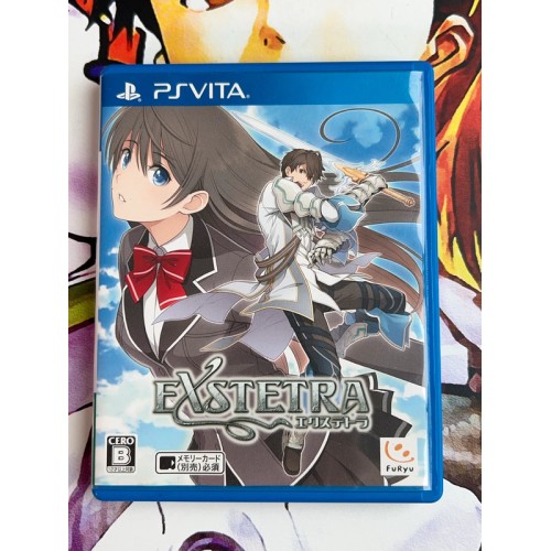 Jaquette jeu Exstetra - PS Vita - Version Japonaise