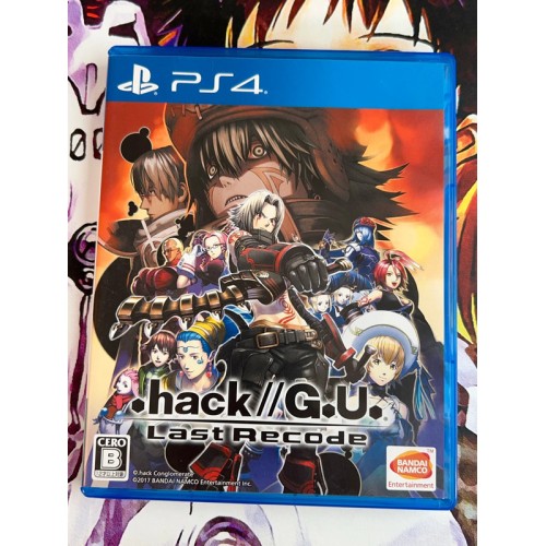 Jaquette jeu Hack // G.U Last Recode - PS4 - Version Japonaise