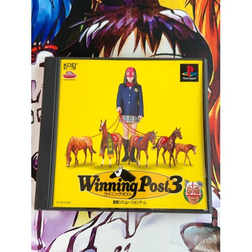 Jaquette jeu Winning Post 3 - PS1 - Version Japonaise