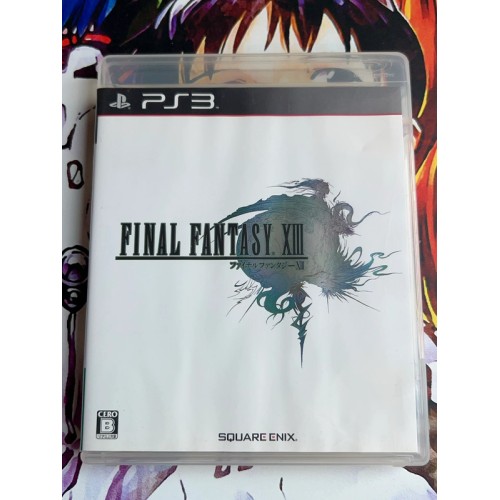 Jaquette jeu Final Fantasy XIII 13 - PS3 - Version Japonaise Jaquette jeu Final Fantasy XIII 13 - PS3 - Version Japonaise