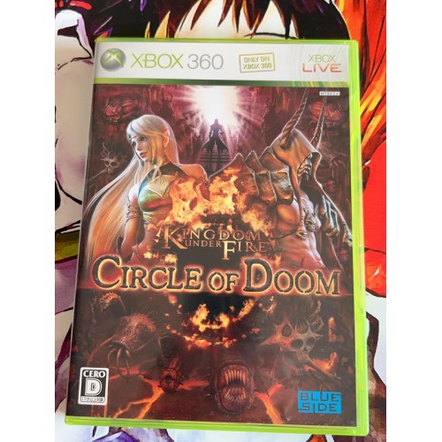 Jaquette jeu Kingdom Under Fire: Circle of Doom - Xbox 360 - Version Japonaise