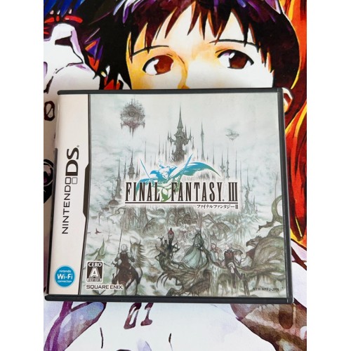Jaquette jeu Final Fantasy III 3 - DS - Version Japonaise