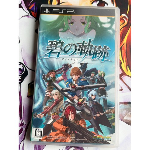 Jaquette jeu The legend of Heroes ao no Kisekia - PSP - Version Japonaise