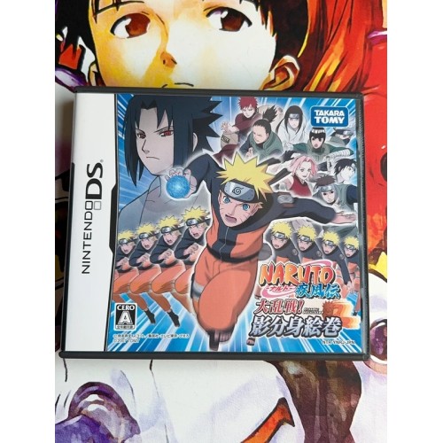 Jaquette jeu Naruto Shippuden - Dairansen! Kage Bunsen Emaki - DS - Version Japonaise