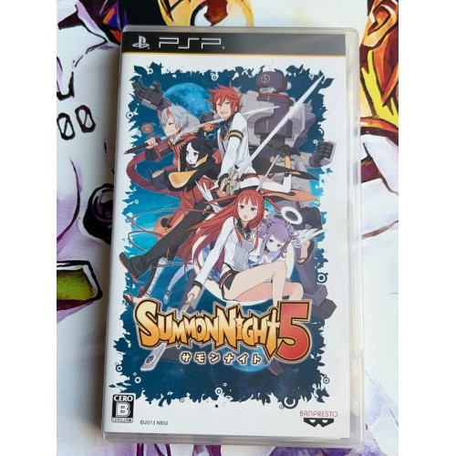 Jaquette jeu Summon Night 5 - PSP - Version Japonaise
