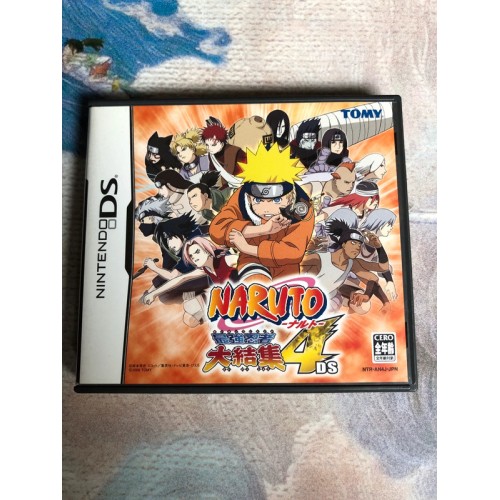 Jaquette jeu Naruto: Saikyo Ninja Daikesshu 4 - DS - Version Japonaise