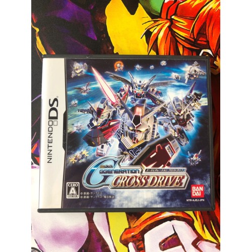 Jaquette jeu Gundam G Generation Cross Drive - DS - Version Japonaise