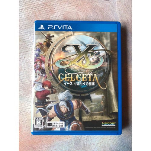 Jaquette jeu Ys: Celceta no Jukai - PS Vita - Version Japonaise