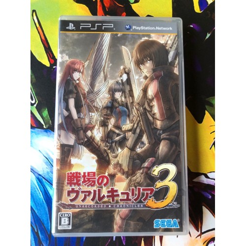 Jaquette jeu Valkyria Chronicles III - PSP - Version Japonaise