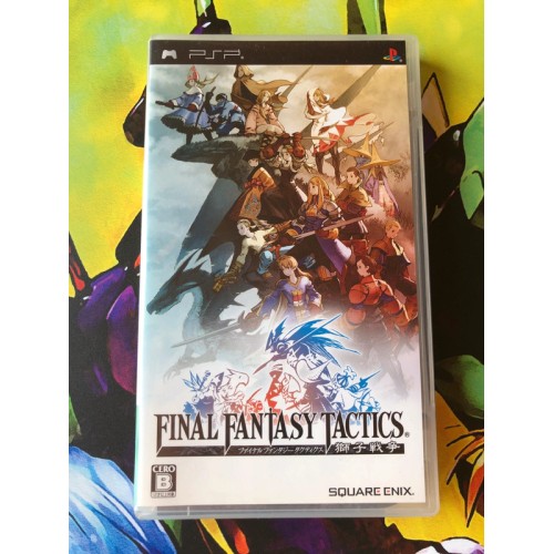 Jaquette jeu Final Fantasy Tactics: Shishi Sensou - PSP - Version Japonaise