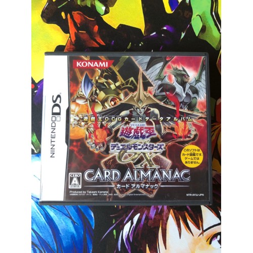 Jaquette jeu Yu-Gi-Oh Duel Monsters GX Card Almanac - DS - Version Japonaise