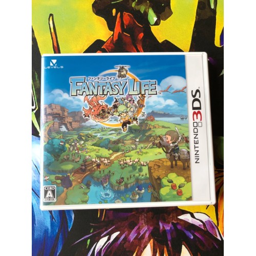 Jaquette jeu Fantasy Life - 3DS - Version Japonaise