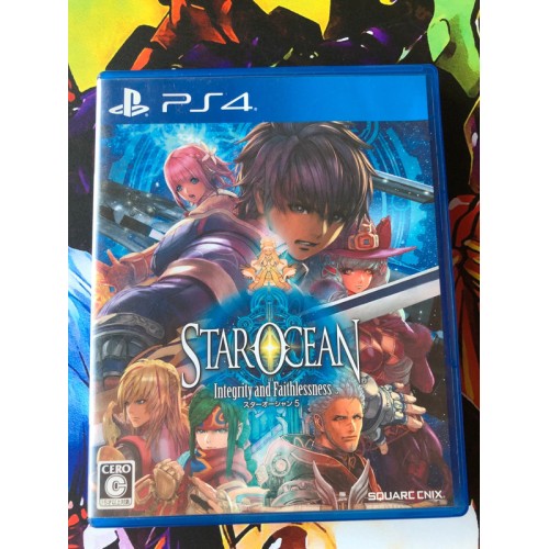 Jaquette jeu Star Ocean 5 Integrity and Faithlessness - PS4 - Version Japonaise