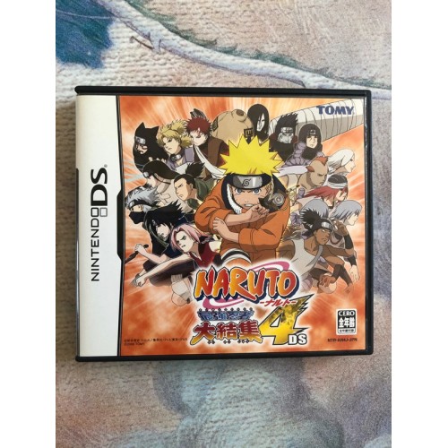 Jaquette jeu Naruto: Saikyo Ninja Daikesshu 4 - DS - Version Japonaise