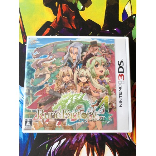 Jaquette jeu Rune Factory 4 - 3DS - Version Japonaise