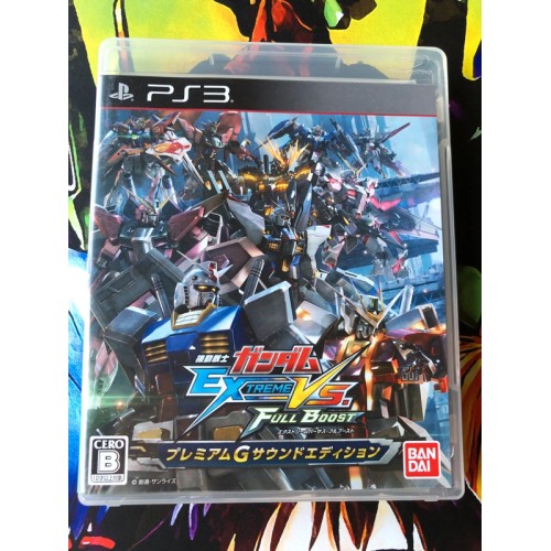 Jaquette jeu Gundam Extreme VS Full Boost - Premium G Sound Edition - PS3 - Version Japonaise