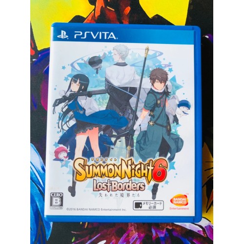Jaquette jeu Summon Night 6 Lost boundary - PS Vita - Version Japonaise