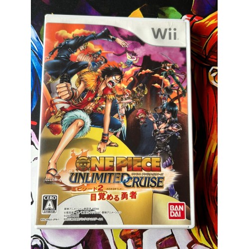 Jaquette jeu One Piece Unlimited Cruise: Episode 2 - Mezameru Yuusha - Wii - Version Japonaise