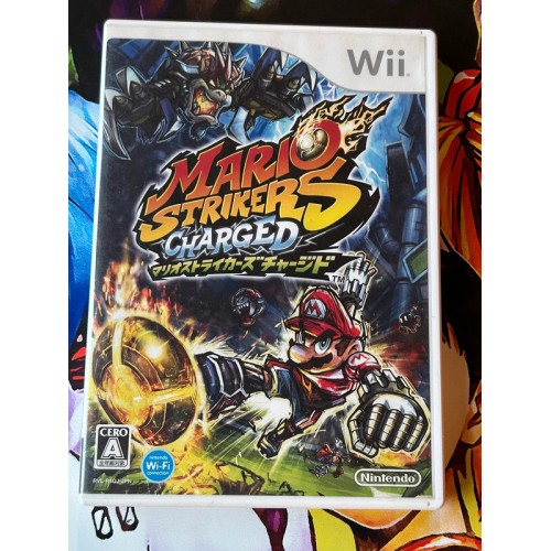 Jaquette jeu Mario Strikers Charged - Wii - Version Japonaise