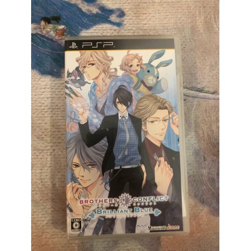 Jaquette jeu Brothers Conflict Brilliant Blue - PSP - Version Japonaise