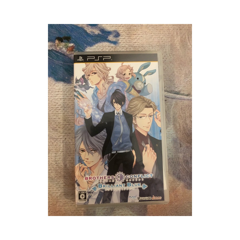 Jaquette jeu Brothers Conflict Brilliant Blue - PSP - Version Japonaise