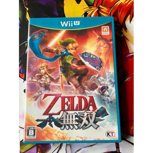 Jaquette jeu Zelda Musou / Hyrule Warriors - Wii U - Version Japonaise