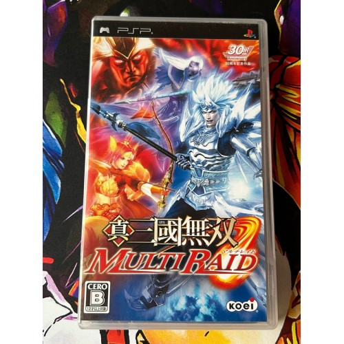 Jaquette jeu Shin Sangoku Musou - Multi Raid - PSP - Version Japonaise