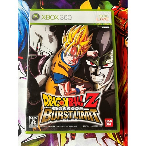 Jaquette jeu Dragon Ball Z Burst Limit - Xbox 360 - Version Japonaise