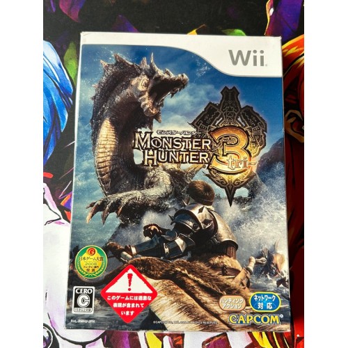 Jaquette jeu Monster Hunter 3 - Wii - Version Japonaise