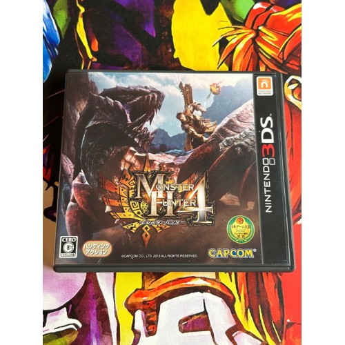 Jaquette jeu Monster Hunter 4 - 3DS - Version Japonaise