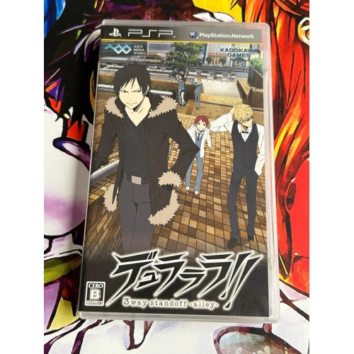 Jaquette jeu Durarara !! 3Way Stand Off Alley - PSP - Version Japonaise