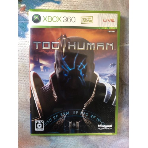 Jaquette jeu Too Human - Xbox 360 - Version Japonaise