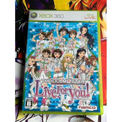 Jaquette jeu The Idolmaster - Live for You ! - Xbox 360 - Version Japonaise
